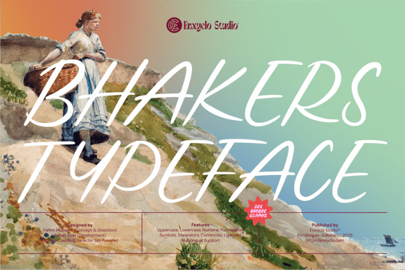 Bhakers: A Spirited Brush Font for Editorial Design