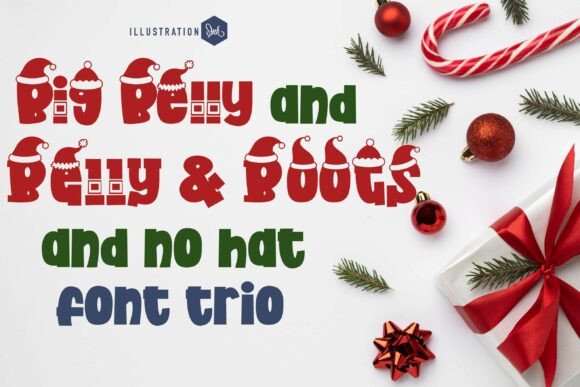 Big Belly Trio Font for Small Business Branding