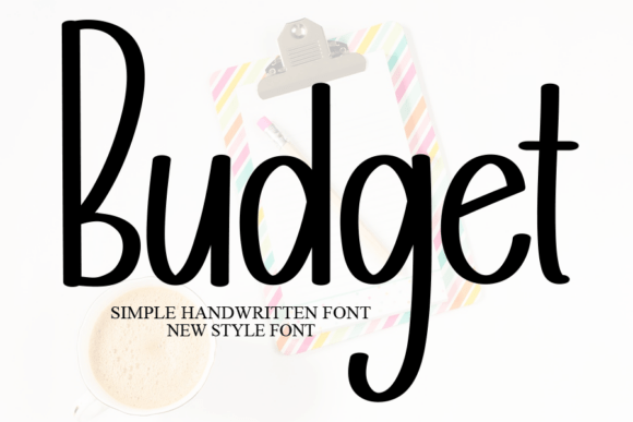 Budget Script Font for Handmade Creators