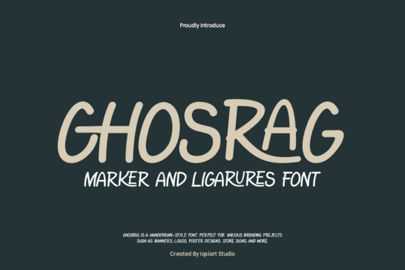Chosrag: A Handwritten Font for Authentic Branding