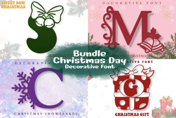 Christmas Day Bundle: A Festive Display Typeface