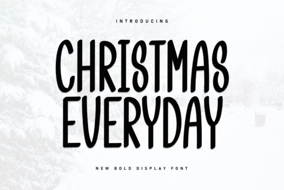 Christmas Everyday: A Handwritten Font for Branding