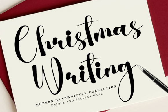 Christmas Writing: A Stylish Script Font for Web Design