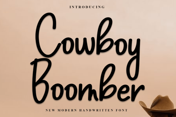 Cowboy Boomber Typeface for Friendly Branding