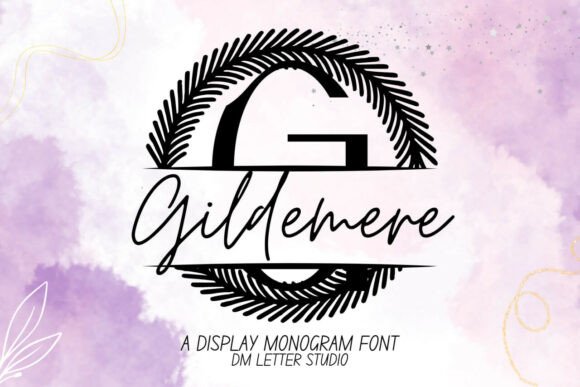 Gildemere Monogram: Elevating Brand Identity with Elegant Typography