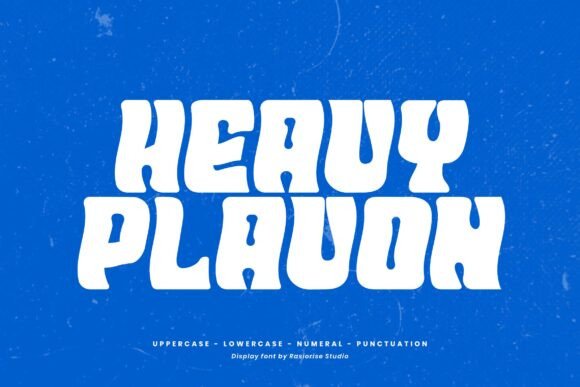 Heavy Plavon: A Bold Display Font for Modern Editorial Design
