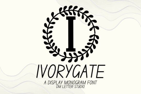 Ivorygate Monogram: A Refined Typeface for Editorial Design
