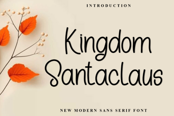 Kingdom Santaclaus Font for Social Campaigns