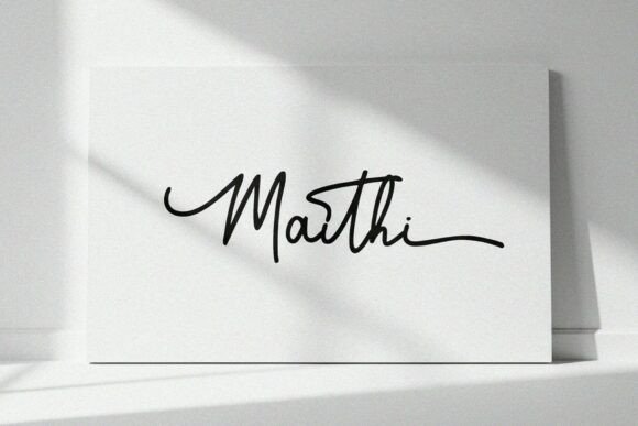 Maithi Typeface for Elegant Branding