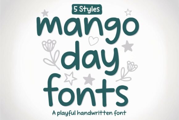 Mango Day Typeface for Editorial Design