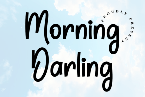 Morning Darling: A Vibrant Script Font for Modern Design