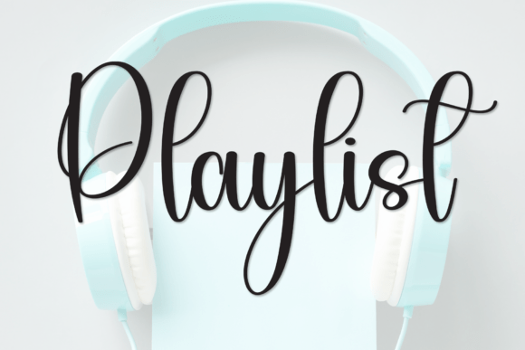 Playlist: A Handwritten Font for Authentic Branding