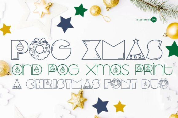Pog Xmas Duo Typeface Review for Designers
