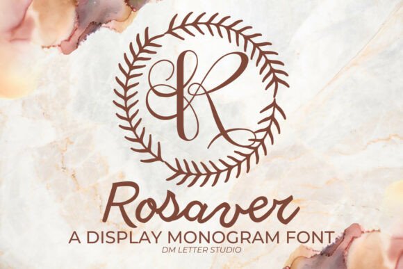 Rosaver Monogram: A Romantic Decorative Font Review