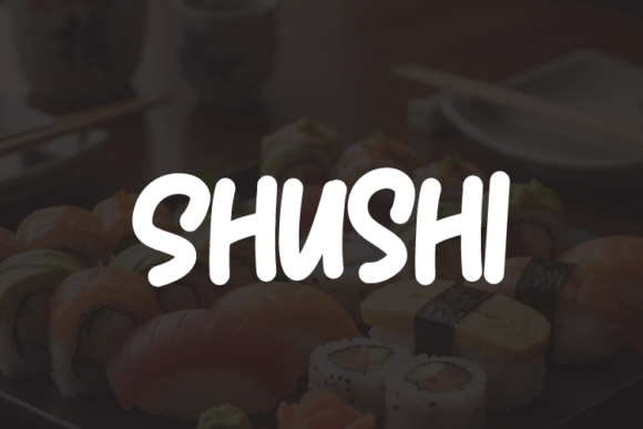 Shushi Typeface: Elegant Script for Editorial Design