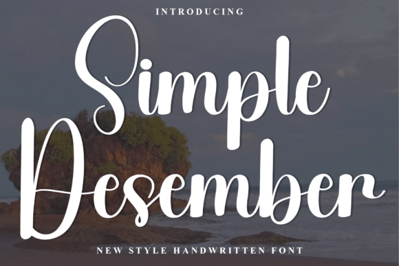 Simple Desember Typeface for Warm Branding