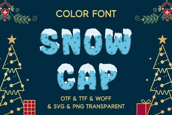 Snow Cap Font for Festive Web Design