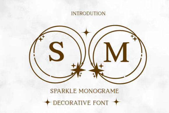 Sparkle Monogram: A Decorative Typeface for Editorial Charm