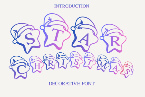 Star Christmas Typeface for Festive Branding