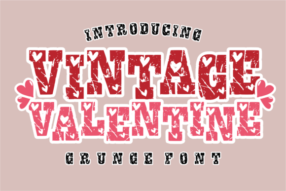 Vintage Valentine Slab Serif Font for Bold Branding