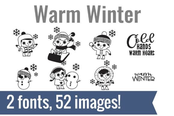 Warm Winter Dingbats Typeface Review