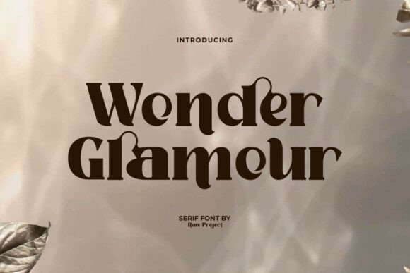 Wonder Glamour Font for Elegant Branding