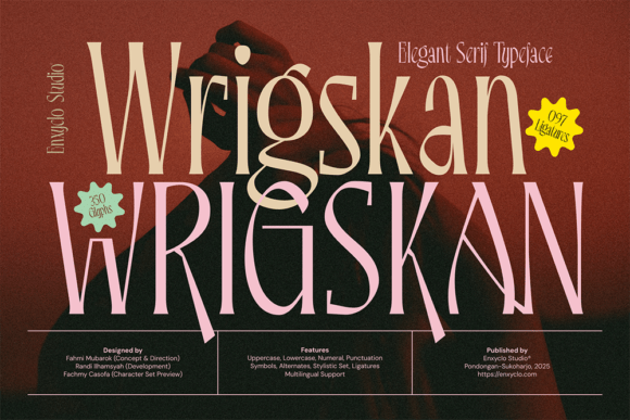 Wrigskan: A Grand Serif Font for Editorial Luxury